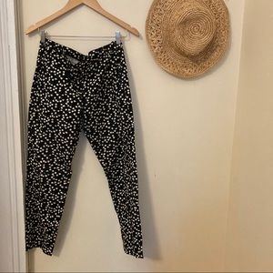 Cropped floral pants